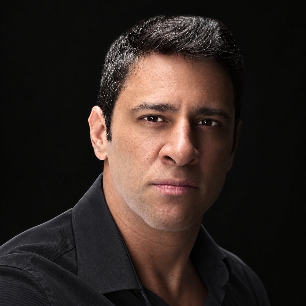 Marcus Câmara, retrato em cores, camisa social escura.